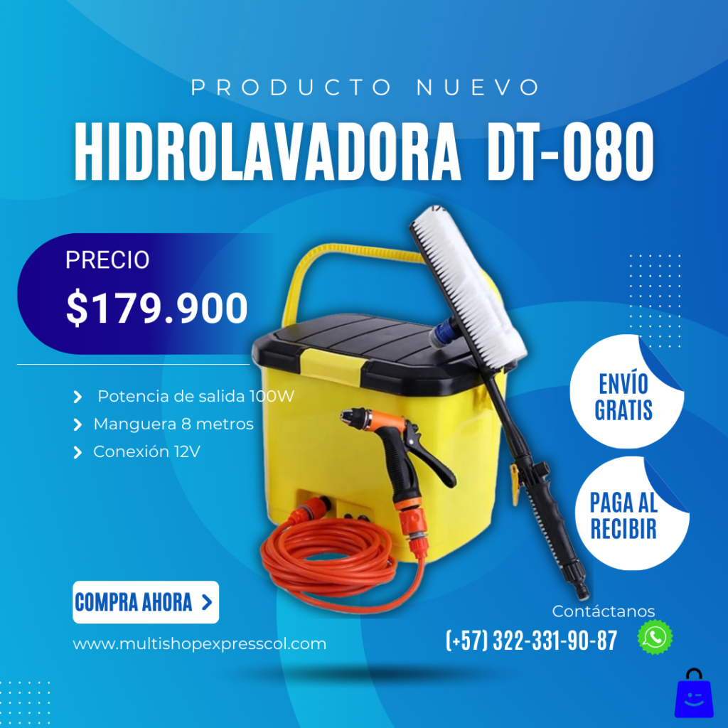 HIDROLAVADORA PORTATIL DT-080